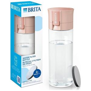 Brita Butelka filtrująca Vital Pastelowa brzoskwinia + 2 filtry MicroDisc 600ml