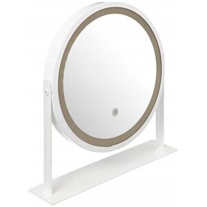Lusterko kosmetyczne 5five Lusterko kosmetyczne z podświetleniem LED, białe, Ø 34 cm