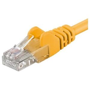 PremiumCord PREMIUMCORD Patch kabel UTP RJ45-RJ45 CAT5e 5m žlutá