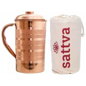 Sattva SATTVA Dzbanek miedziany w prążki Stripe Jug 1250ml