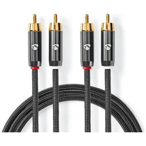 Kabel Nedis Kabel Nedis Profigold 2x RCA (cinch) 5m