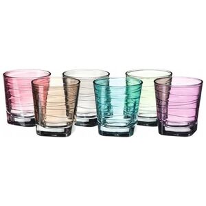 Leonardo - Zestaw 6 kolorowych szklanek 250ml Vario