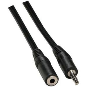 Kabel Neutralle Przedłużacz do kabli audio Jack (3,5mm) M - Jack (3,5mm) F, 3m, czarna, Logo blistr
