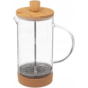Secret de Gourmet Kawiarka szklana z bambusową pokrywką, 1L