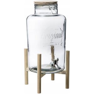 Secret de Gourmet Słoik z kranikiem, na stojaku, 8 L, szklany