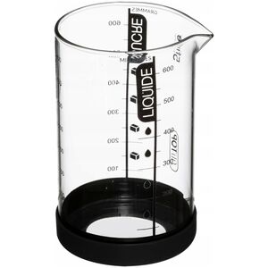 5five Kubek z miarką SILITOP, 600 ml, szkło