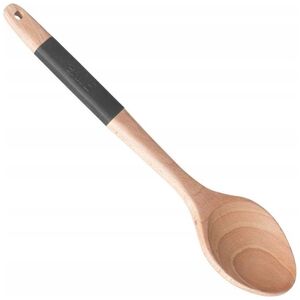 5five Łyżka kuchenna drewniana z silikonową końcówką, 32 cm