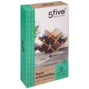 5five Stojak na wino bambusowy, 8 butelek, 5five Simple Smart