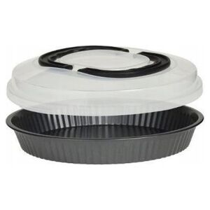 Secret de Gourmet Forma do pieczenia tarty z pokrywką, Ø 26 cm, metalowa