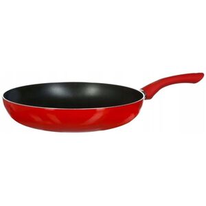 Patelnia Secret de Gourmet Patelnia emaliowana, aluminiowa, kolor czerwony, ⌀28 cm