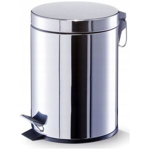 Kosz na śmieci Zeller Kosz łazienkowy, pojemnik na śmieci - 5 l, stal nierdzewna, ZELLER