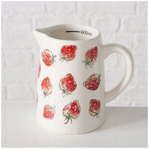 Boltze Dzbanek ceramiczny STRAWBERRY, w truskawki, 500 ml
