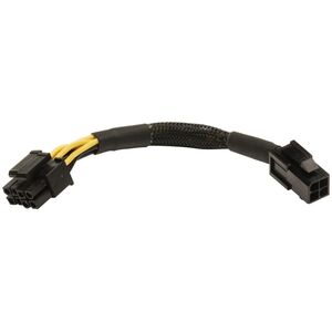 Akasa ATX/EPS 4-pin - ATX/EPS 8-pin, 0.15m, Czarny (AKCBPW1015BK)