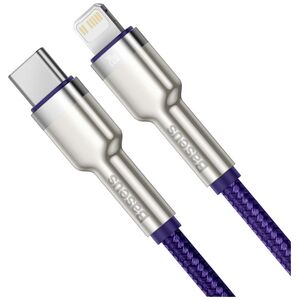 Baseus Καλώδιο USB-C σε Lightning Cafule PD 20W 1m Μοβ (CATLJK-A05) (BASCATLJK-A05) έως 12 άτοκες Δόσεις
