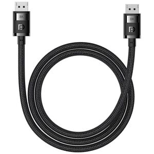 Baseus Καλώδιο DP 8K σε DP 8K High Definition 1.5m Μαύρο (B00633706111-01) (BASB00633706111-01) έως 12 άτοκες Δόσεις