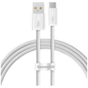 Baseus Καλώδιο USB σε USB-C Dynamic Series 100W 1m Λευκό (CALD000602) (BASCALD000602) έως 12 άτοκες Δόσεις