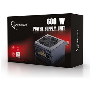 Zasilacz Gembird BlackBoxPower 600W (CCC-PSU80P-BBP-600)