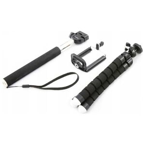 Selfie stick Xrec SB3044 3w1 czarny