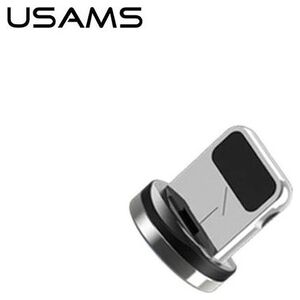 Usams USAMS Adapter magnetyczny lightning bulk srebrny/silver SJ157USBT (US-SJ157)