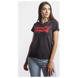 Levi`s THE PERFECT GRAPHIC TEE 0201 LARGE BATWING BLACK - XS - damskie - czarny