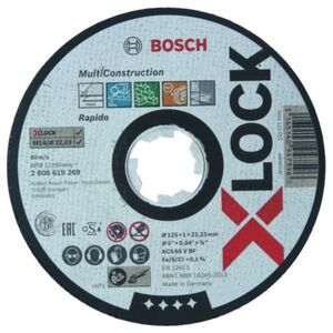 Bosch Accessories, tarcza tnąca prosta 125x22.23mm (2608619269)