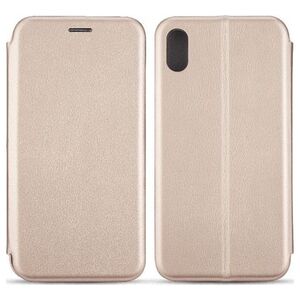 Etui Book Magnetic iPhone Xs Max rózowo- złoty/rosegold