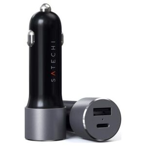Ładowarka Satechi Car Charger 1x USB-A 1x USB-C  (ST-TCPDCCM)