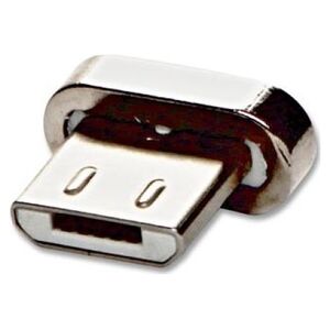 USB (2.0) Redukcja, Magnetický konec-USB micro (2.0) M, 0, srebrna, redukcja do kabla magnetycznego