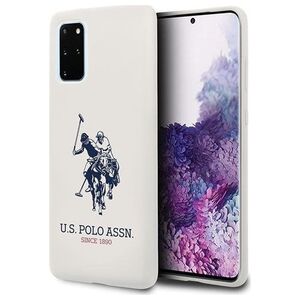 U.S. Polo Assn US Polo USHCS67SLHRWH S20+ G985 biały/white Silicone Collection