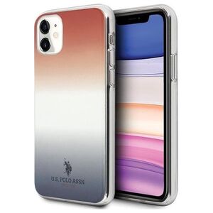 U.S. Polo Assn US Polo USHCN61TRDGRB iPhone 11 czerwono-niebieski/blue&red Gradient Pattern Collection