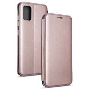 Etui Book Magnetic Samsung M51 różowo-złoty/rose gold