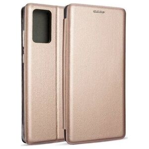 Etui Book Magnetic Samsung Note 20 N980 różowo-złoty/rose gold