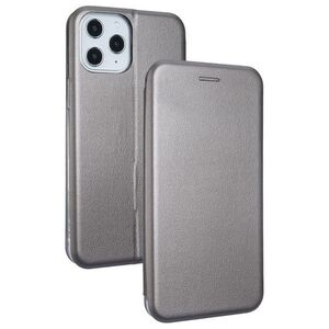 Etui Book Magnetic iPhone 12 6,7" Pro Max stalowy/steel