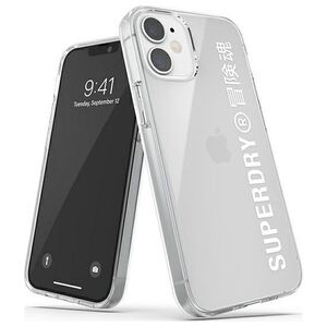 Dr Nona SuperDry Snap iPhone 12 mini Clear Case biały/white 42593