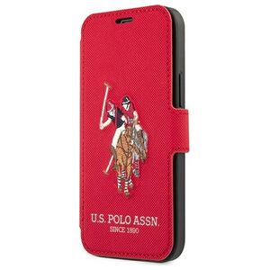 U.S. Polo Assn US Polo USFLBKP12LPUGFLRE iPhone 12 Pro Max 6,7" czerwony/red book Polo Embroidery Collection