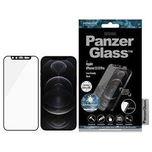 PanzerGlass E2E Microfracture do iPhone 12 /12 Pro CamSlider Swarovsky Case Friendly AntiBacterial