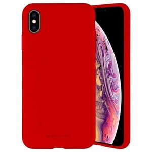 Mercury Mercury Silicone Samsung S21+ G996 czerwony/red