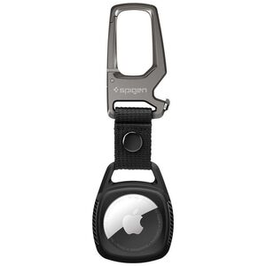 Spigen Silikonowe etui Spigen Rugged Armor Apple AirTag Matte Black