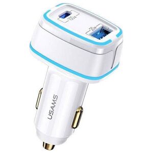 Ładowarka Usams C24 1x USB-A 1x USB-C 4 A  (US-CC142)