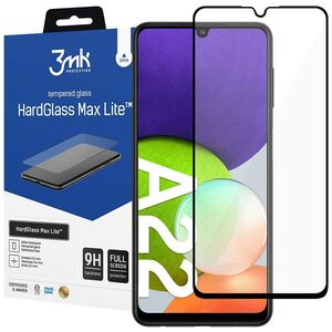 3MK 3mk Szkło hartowane HardGlass Max Lite do Samsung Galaxy A22 4G Black
