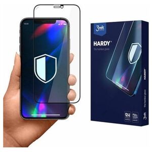 3MK Szkło utwardzone chemicznie Hardy iPhone 12 Pro Max czarny/black