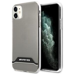 AMG AMHCN61TCBW iPhone 11 6,1" przezroczysty/transparent hardcase Electroplate Black&White