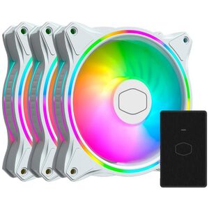 Wentylator Cooler Master MasterFan MF120 Halo 3-pack + Hub (MFL-B2DW-183PA-R1)