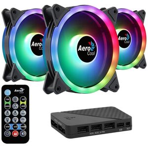 Wentylator Aerocool Duo 12 Pro 3-pack + Hub + Pilot (AEROPGSDUO12-PRO-ARG)