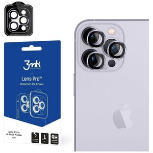 3MK Szkło hybrydowe na obiektyw aparatu 3MK Lens Protection Pro Apple iPhone 14 Pro/14 Pro Max fioletowy/violet