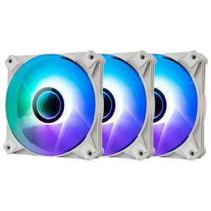 Wentylator Darkflash Infinity 8 PWM ARGB Biały 3-pack