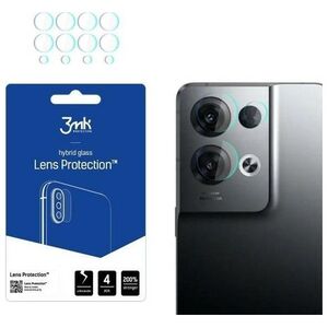 3MK Szkło hybrydowe na obiektyw aparatu 3MK Lens Protect Oppo Reno 8 Pro [4 PACK]