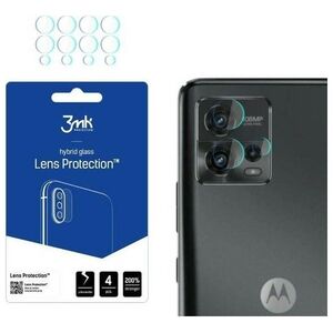 3MK Szkło hybrydowe na obiektyw aparatu 3MK Lens Protect Motorola Moto G72 [4 PACK]
