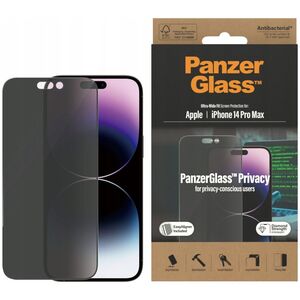 PanzerGlass PanzerGlass Ultra-Wide Fit iPhone 14 Pro Max 6,7" Privacy Screen Protection Antibacterial Easy Aligner Included P2786
