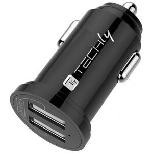Ładowarka Techly Techly Samochodowa Mini Ładowarka 2x USB 5V 3.4A/17W